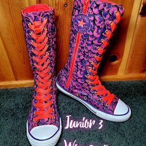RARE Converse All Star Calf/Knee high Women 5